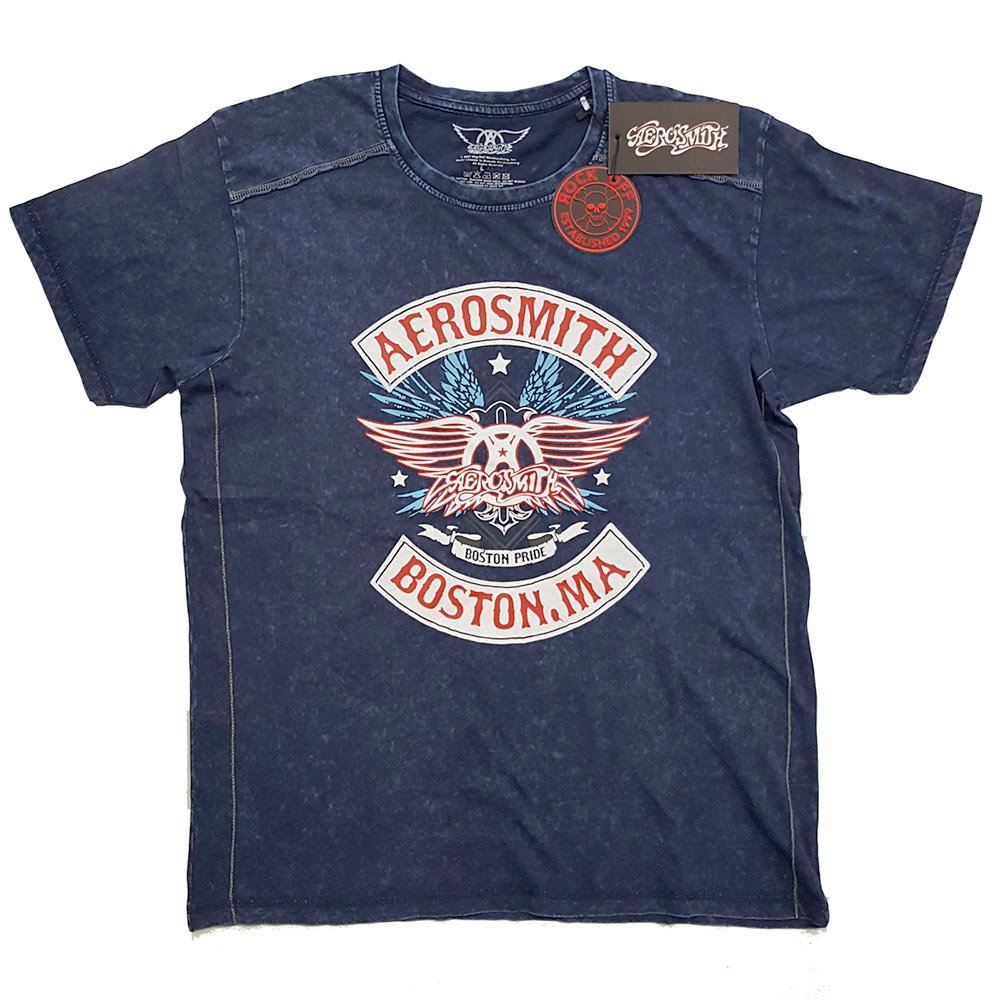 Aerosmith - Boston Pride Tshirt Homme - Bleu